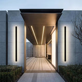 Avenira | Black Outdoor LED Wall Light IP65 for Garden, Corridor and Exterior Walls