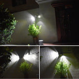 Odea | Solar Dual Head Motion Sensor Security Light with 600 Lumen LED and IP65 Rating for Garden