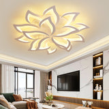 Lysellea | Contemporary Flower Ceiling Light with Integrated LED and Decorative Acrylic Design