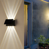 Tovi | Solar Up and Down Outdoor Wall Light with IP65 Rating and 480 Lumen LED for Garden and Patio