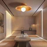 Liorra | Wooden Ceiling Light with Soft Diffused Glow for Bedrooms and Hallways