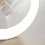 Pelor | Modern Minimalist Ceiling Fan with Stepless Dimmable LED and Remote Control for Bedroom and Living Room