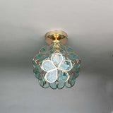 Velunae | Elegant Flower Ceiling Light with Acrylic Shade for Bedrooms, Hallways and Living Rooms