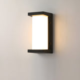 Ova | Waterproof Black Aluminium Outdoor Wall Light with IP65 Rating in Horizontal and Vertical, Four Sizes