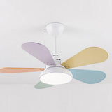 Tirek | Nordic Wooden Blade Ceiling Fan with Full Spectrum LED and Remote Control for Living Room and Bedroom