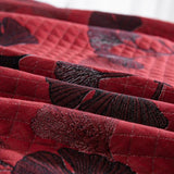 Talune | Organic Cotton Ginkgo Leaf Quilt with Breathable 3-Layer Jacquard Design