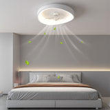 Pelor | Modern Minimalist Ceiling Fan with Stepless Dimmable LED and Remote Control for Bedroom and Living Room
