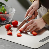 Zerka | Antibacterial Stainless Steel Chopping Board for Food Preparation