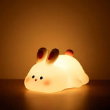 Amoura | Cute LED Night Light Rechargeable Soft Silicone Bedside Lamp