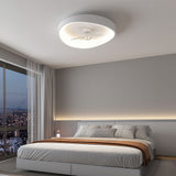 Pelor | Modern Minimalist Ceiling Fan with Stepless Dimmable LED and Remote Control for Bedroom and Living Room