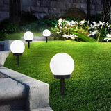Meliora | Decorative Solar Globe Light Set of 3 with Warm Glow for Contemporary and Classic Gardens