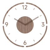 Kelora | Modern Silent Wall Clock with Acrylic and Wood