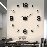 Trevix | Modern Wall Clock 3D Modern Large Decorative Clock with Silent Movement for Home Interiors