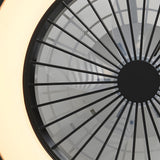 Teri | Modern Ceiling Fan with LED Light, 6-Speed DC Motor and Colour Temperature Control for Living Room and Bedroom
