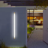 Ena | Gold Linear Outdoor Wall Light with IP65 Rating in Five Lengths for Garden, Villa and Patio