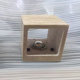 Orelina | Travertine Stone Outdoor Wall Light with Warm 3000K LED and Waterproof IP65 Exterior Design