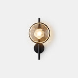 Noreva | Sculptural Glass Wall Light with Integrated LED for Modern Interior Lighting