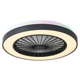 Teri | Modern Ceiling Fan with LED Light, 6-Speed DC Motor and Colour Temperature Control for Living Room and Bedroom