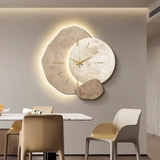 Avenire | Wood LED Backlit Wall Clock with Silent Quartz Movement in Three Styles for Living Room and Bedroom