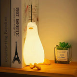 Amoura | Cute LED Night Light Rechargeable Soft Silicone Bedside Lamp