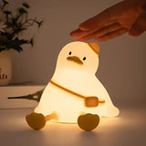 Amoura | Cute LED Night Light Rechargeable Soft Silicone Bedside Lamp