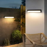 Loni | Solar Linear Outdoor Wall Light with 3 Colour Changing LED and IP65 Rating, Two Sizes