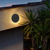 Tarev | Minimalist Round and Square Outdoor LED Wall Light with IP65 Waterproof Rating in Black or White