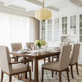 Sirela | Vintage Pumpkin Glass Pendant Light with Coloured Shades for Dining Rooms & Kitchens