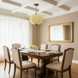 Sirela | Vintage Pumpkin Glass Pendant Light with Coloured Shades for Dining Rooms & Kitchens