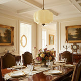 Sirela | Vintage Pumpkin Glass Pendant Light with Coloured Shades for Dining Rooms & Kitchens