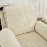 Cozique | Recliner Chair Cover Anti Slip Sofa Protector with Leaf Pattern for Living Room and Home Use