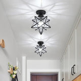 Alvessa | Star-Shaped Ceiling Light with Gold Finish for Warm Interior Lighting