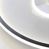 Doro | Modern Ceiling Fan with LED Light, Remote Control and 3 Colour Temperatures for Living Room and Bedroom
