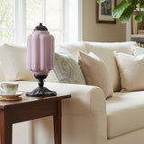 Averellea | Vintage Milk Glass Table Light with Bronze Base for Warm Ambient Lighting