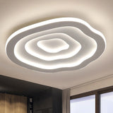 Norielle | Modern White LED Ceiling Light with Soft Warm Glow