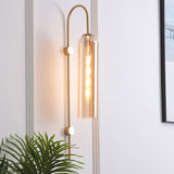 Orlissa | Modern Glass Wall Sconce with E26/E27 Base for Bedroom & Hallway Lighting
