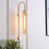 Orlissa | Modern Glass Wall Sconce with E26/E27 Base for Bedroom & Hallway Lighting