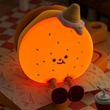 Amoura | Cute LED Night Light Rechargeable Soft Silicone Bedside Lamp