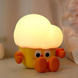 Amoura | Cute LED Night Light Rechargeable Soft Silicone Bedside Lamp
