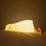 Amoura | Cute LED Night Light Rechargeable Soft Silicone Bedside Lamp