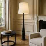 Nora | Scandinavian Minimalist Floor Lamp with Soft Fabric Shade