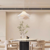 Almirae | Japandi Fabric Pendant Light with Warm Glow for Modern Interiors