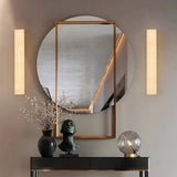 Soval | Slim Rectangular Alabaster Exterior Wall Lamp with SMD LED for Courtyard and Patio