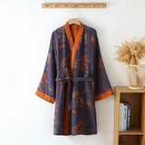 Orlex | Breathable Cotton Kimono Robe for Everyday Comfort and Relaxation