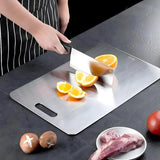 Zerka | Antibacterial Stainless Steel Chopping Board for Food Preparation