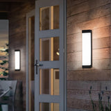 Eru | Linear Outdoor Wall Light with IP65 Rating in Three Lengths for Garden, Patio and Entrance