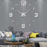 Trevix | Modern Wall Clock 3D Modern Large Decorative Clock with Silent Movement for Home Interiors