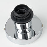 Talrex | Modern Black Flush Mount Ceiling Light with Crystal Shade for Hallway and Living Room