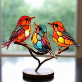 Talina | Elegant Glass Bird Sculpture for Contemporary Decor