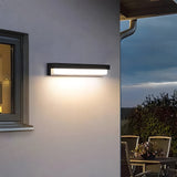 Loni | Solar Linear Outdoor Wall Light with 3 Colour Changing LED and IP65 Rating, Two Sizes